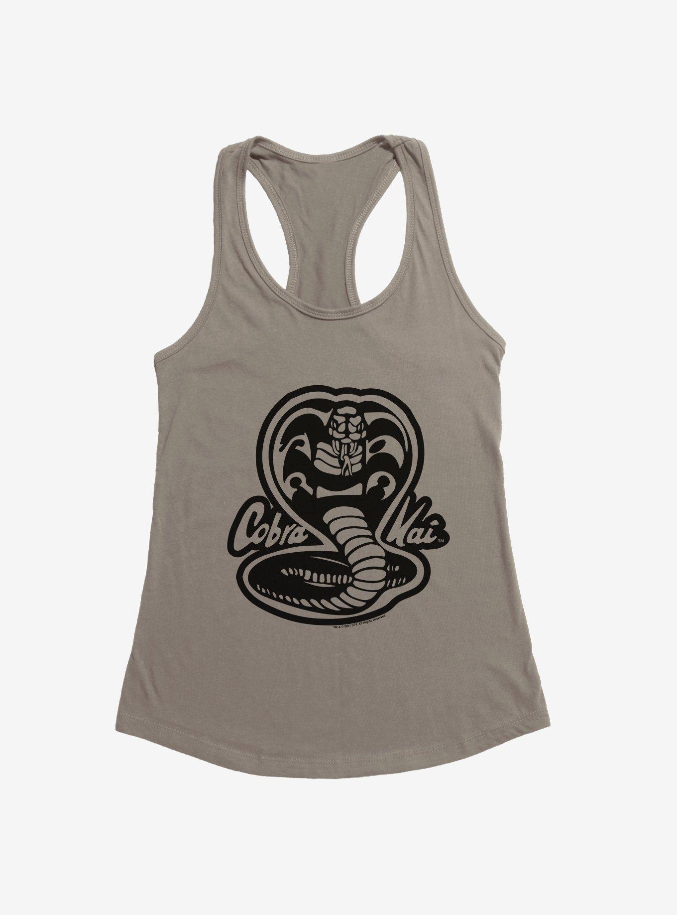 Cobra Kai Black And White Logo Girls Tank, , hi-res