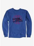 Doctor Who Division Knows Everything Sweatshirt, ROYAL, hi-res