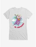 Cow and Chicken Al Rescate Girl's T-Shirt, WHITE, hi-res