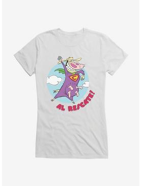 Cow and Chicken Al Rescate Girl's T-Shirt, , hi-res