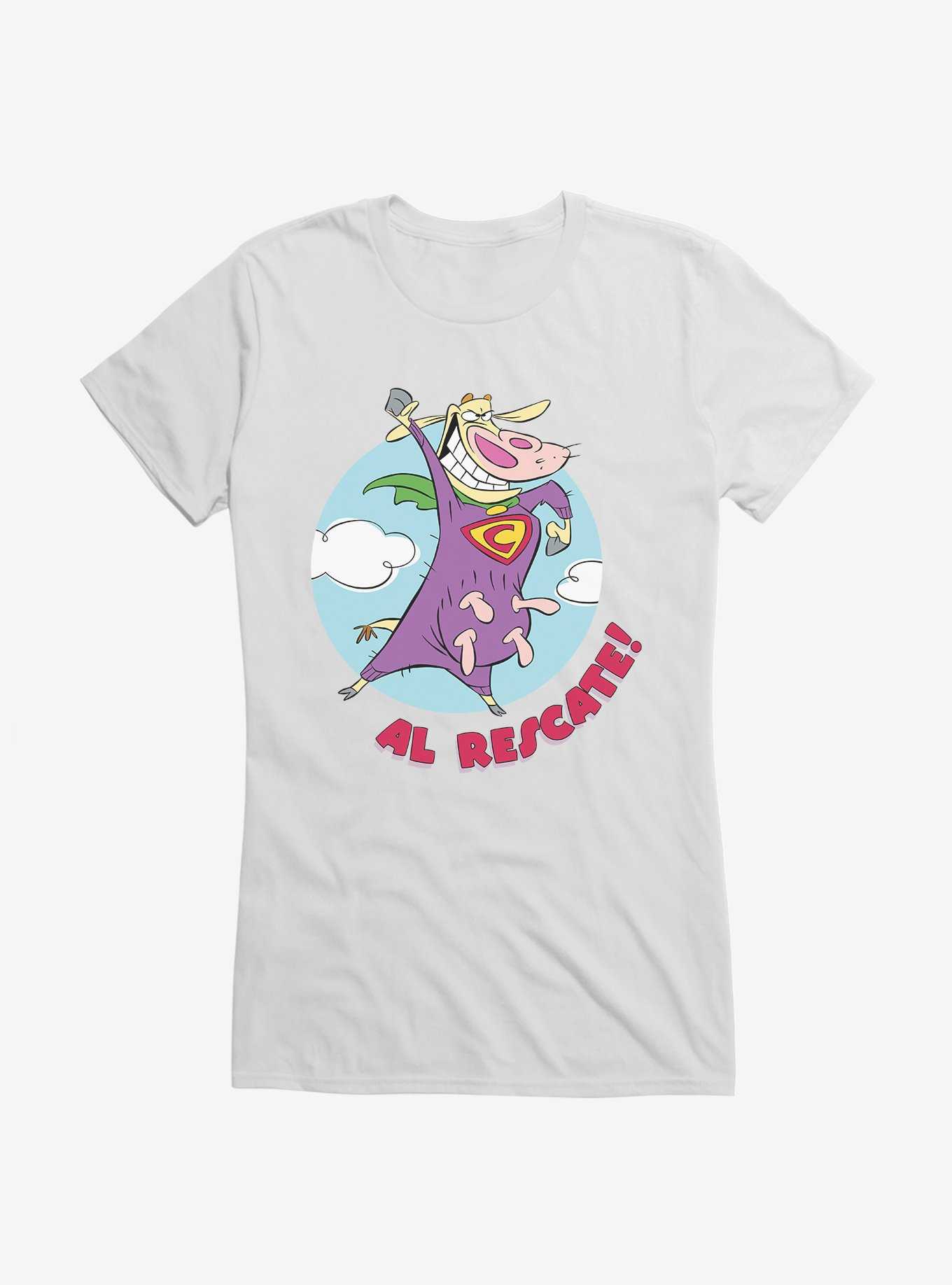 Cow and Chicken Al Rescate Girl's T-Shirt, , hi-res