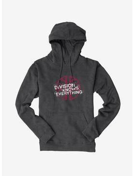 Doctor Who Division Knows Everything Hoodie, CHARCOAL HEATHER, hi-res