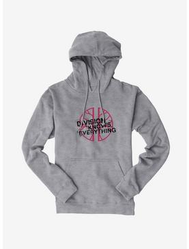 Doctor Who Division Knows Everything Hoodie, HEATHER GREY, hi-res