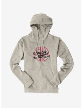 Doctor Who Division Knows Everything Hoodie, OATMEAL HEATHER, hi-res