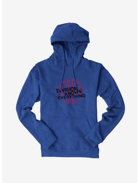 Doctor Who Division Knows Everything Hoodie, ROYAL, hi-res