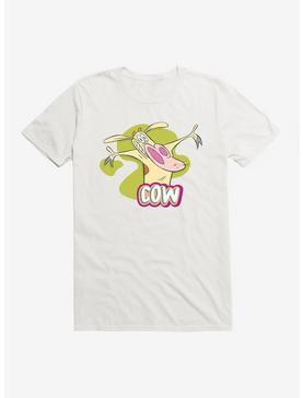 Cow and Chicken Cow T-Shirt , WHITE, hi-res