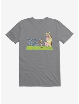 Cow and Chicken What's Wrong Brain T-Shirt, STORM GREY, hi-res