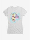 Cow and Chicken Little Cow Girl's T-Shirt, WHITE, hi-res