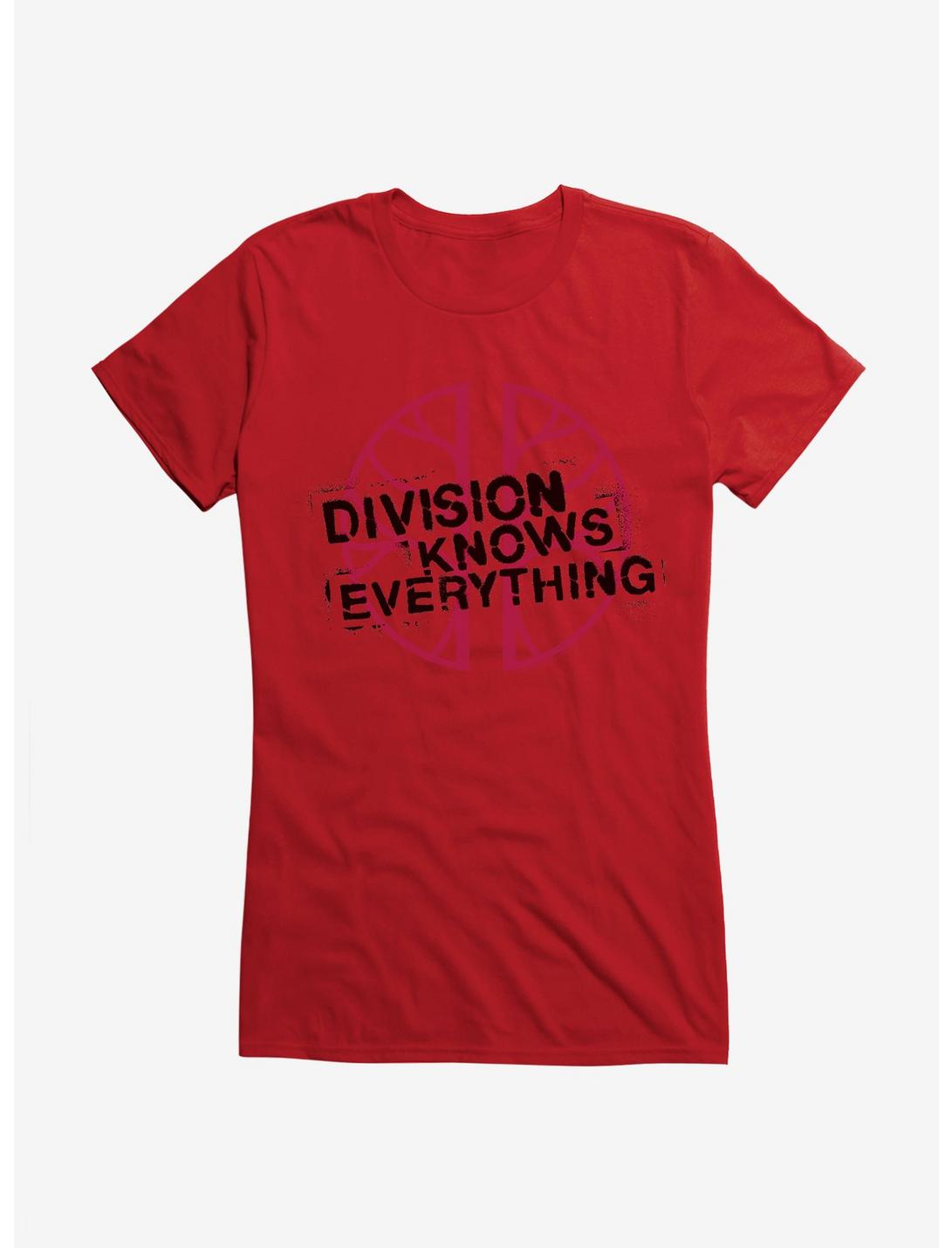 Doctor Who Division Knows Everything Girls T-Shirt, , hi-res