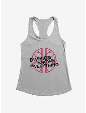 Doctor Who Division Knows Everything Girls Tank, HEATHER, hi-res