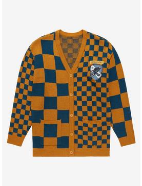 Harry Potter Ravenclaw Checkered Women's Cardigan - BoxLunch Exclusive, , hi-res