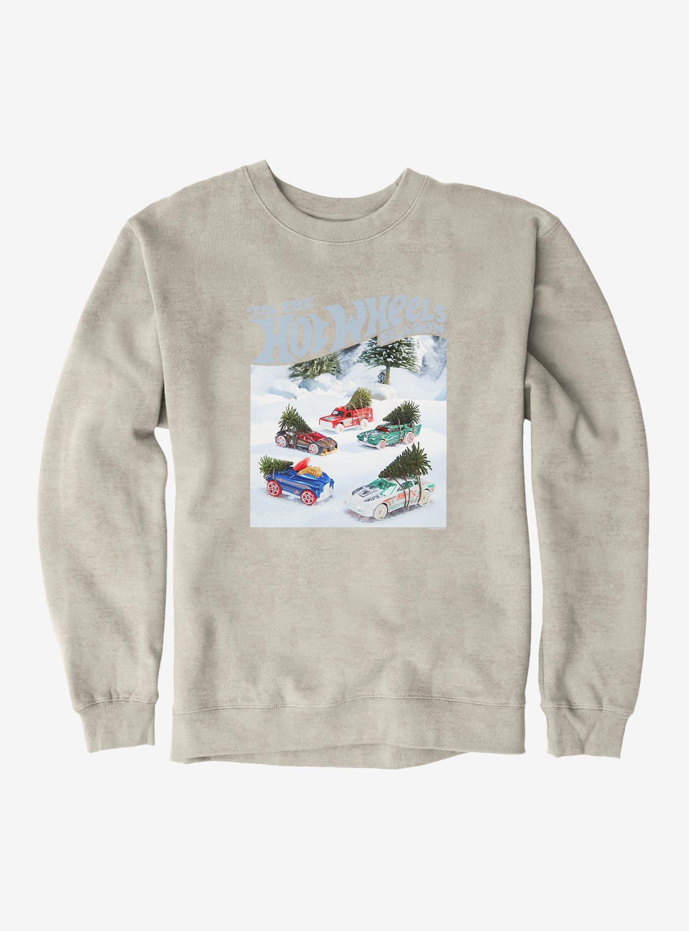 Hot Wheels Snowflake Sweatshirt, OATMEAL HEATHER, hi-res