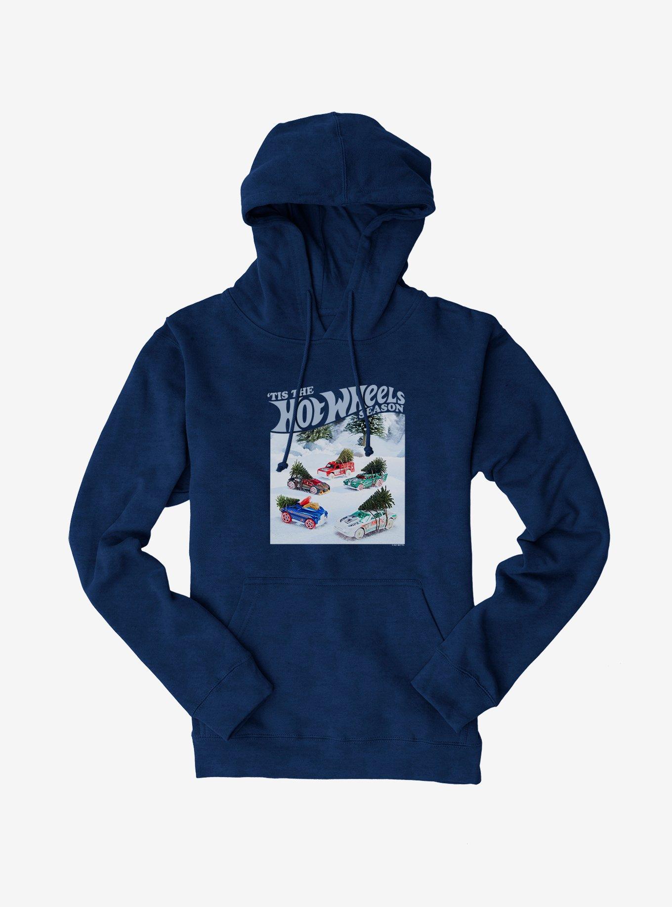 Hot Wheels Snowflake Hoodie, NAVY, hi-res