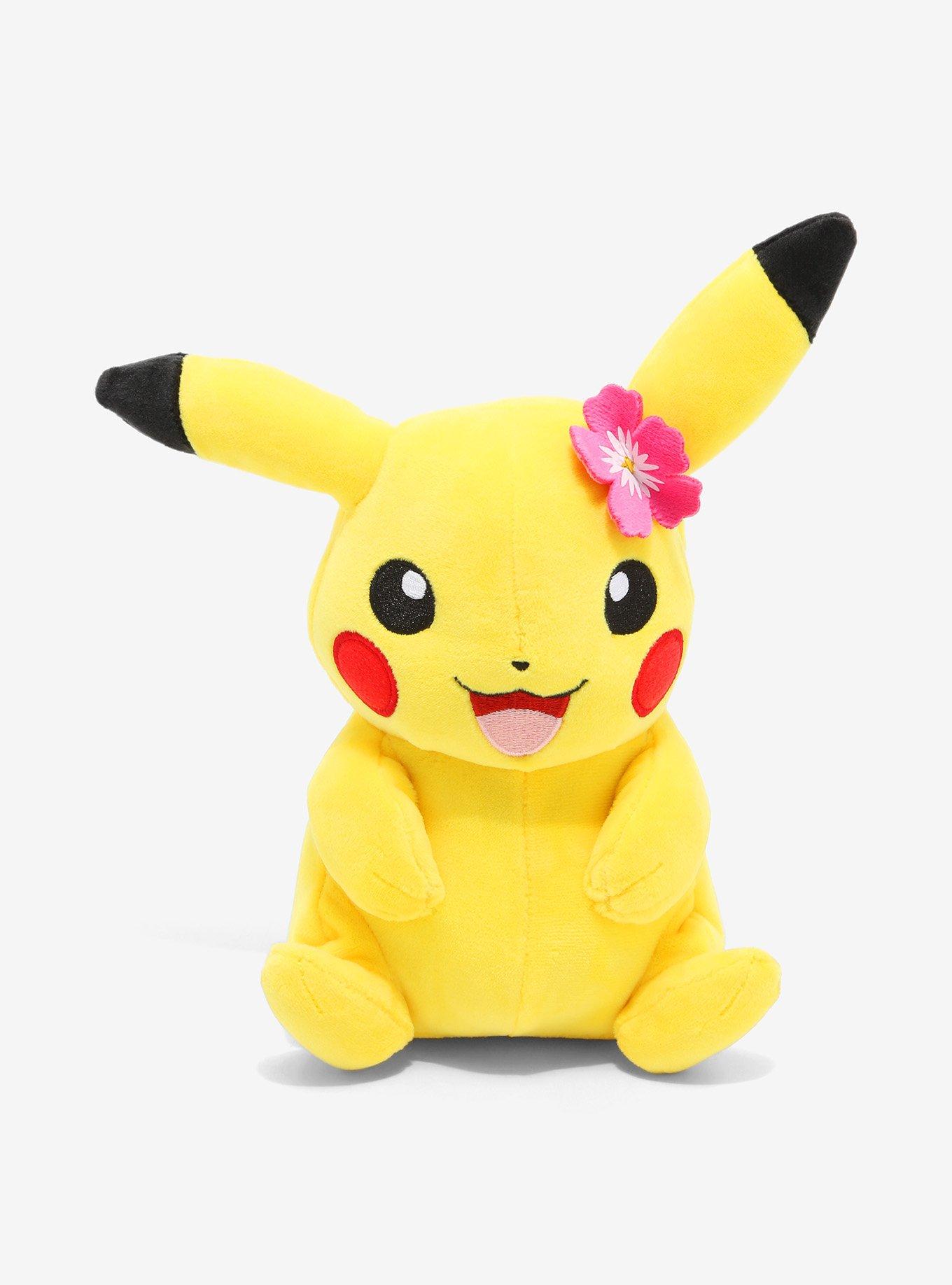 Pokemon Pikachu Pink Flower Plush, , hi-res