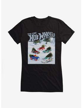 Hot Wheels Snowflake Girls T-Shirt, BLACK, hi-res