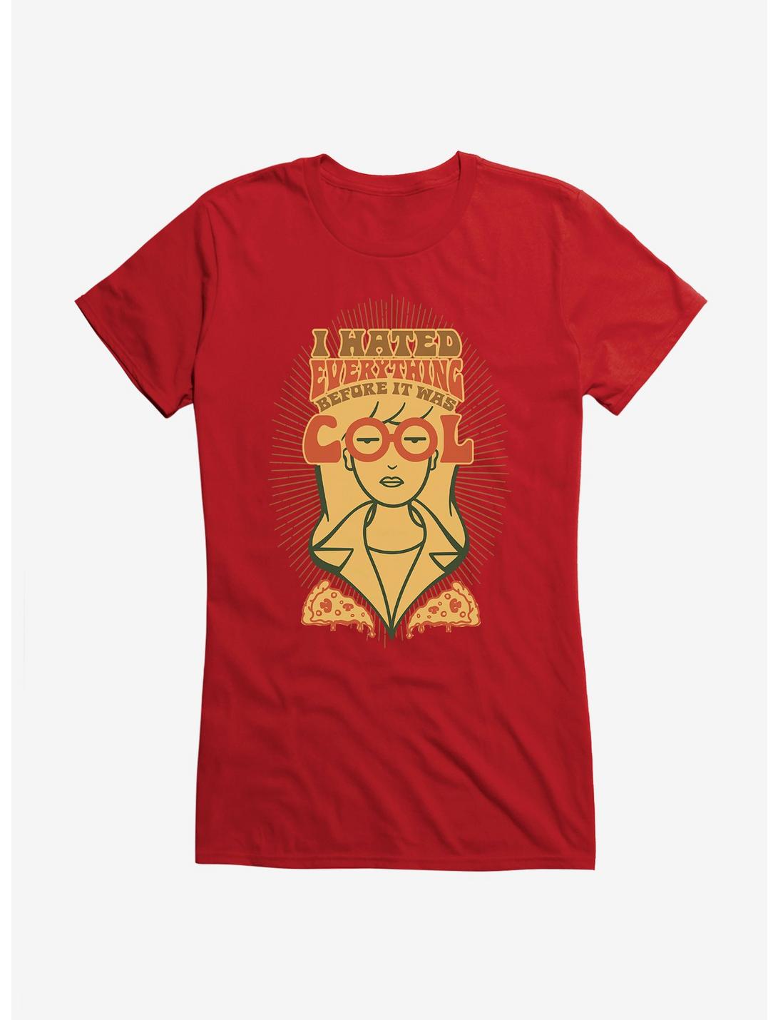 Daria Before It Was Cool Pizza Girls T-Shirt, RED, hi-res
