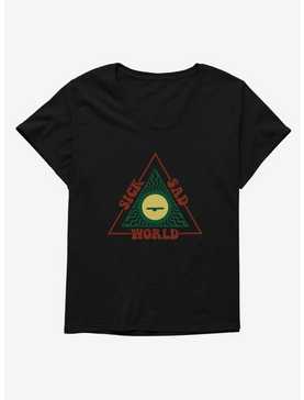 Daria Sick Sad World Triangle Logo Girls T-Shirt Plus Size, , hi-res