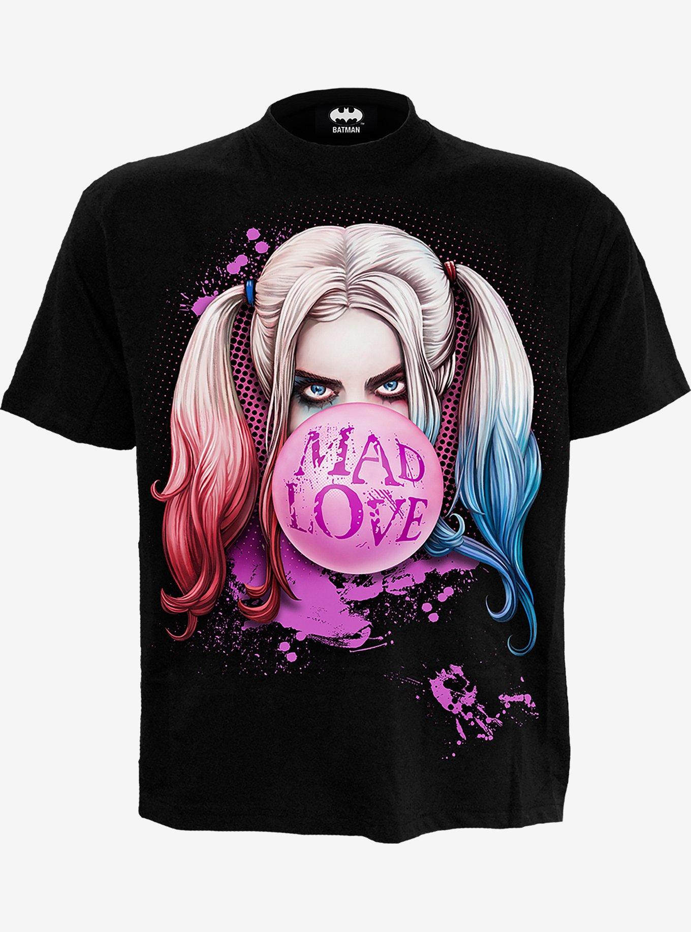 DC Comics Harley Quinn Mad Love T-Shirt, BLACK, hi-res