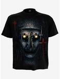The Nun Skull Illusion T-Shirt, BLACK, hi-res