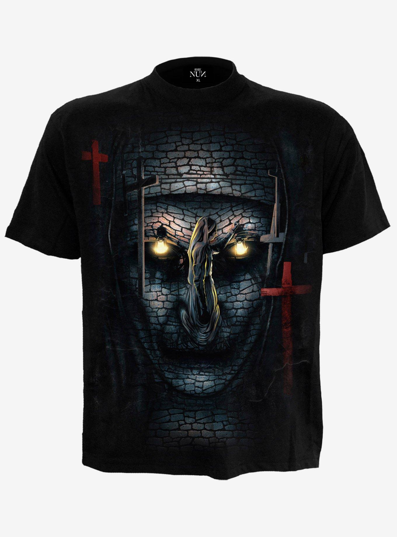 The Nun Skull Illusion T-Shirt, , hi-res
