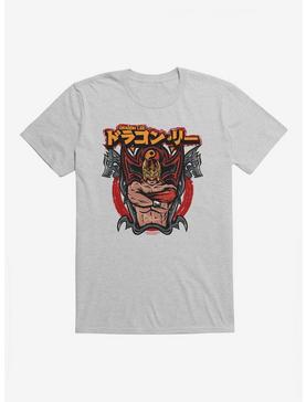 Masked Republic Legends Of Lucha Libre Dragon Lee Crest T-Shirt, HEATHER GREY, hi-res