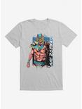 Masked Republic Legends Of Lucha Libre Dragon Lee Portrait T-Shirt, HEATHER GREY, hi-res