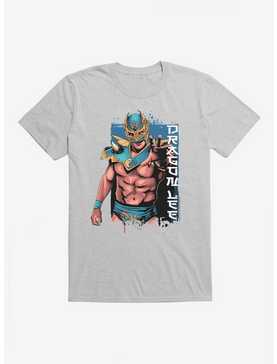 Masked Republic Legends Of Lucha Libre Dragon Lee Portrait T-Shirt, HEATHER GREY, hi-res