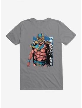 Masked Republic Legends Of Lucha Libre Dragon Lee Portrait T-Shirt, STORM GREY, hi-res