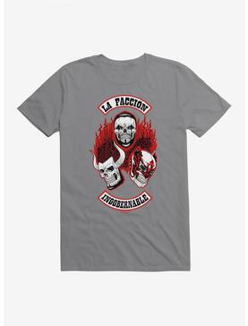 Masked Republic Legends Of Lucha Libre La Faccion Ingobernable Skulls T-Shirt, STORM GREY, hi-res