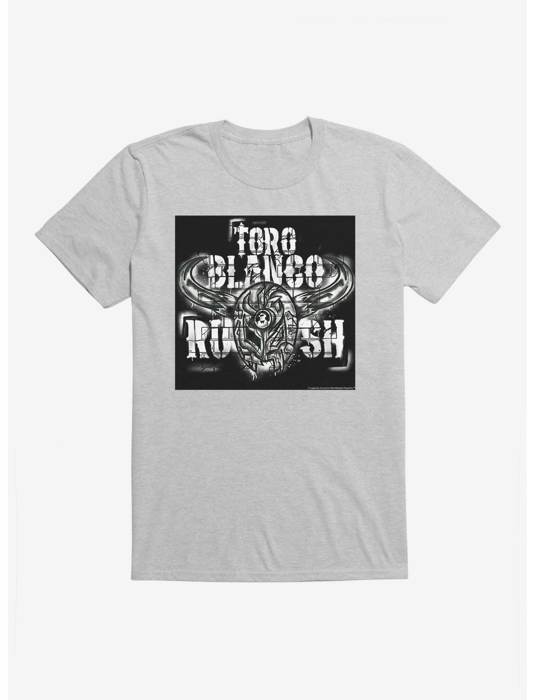 Masked Republic Legends Of Lucha Libre Toro Blanco Rush T-Shirt, HEATHER GREY, hi-res