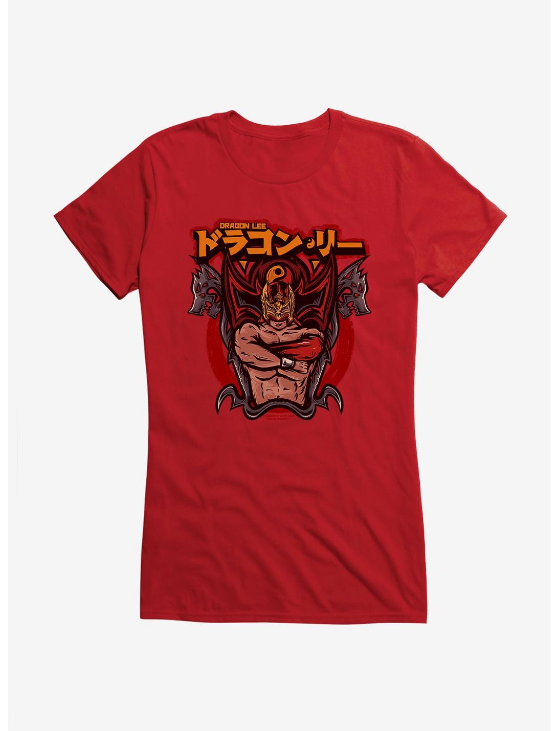 Masked Republic Legends Of Lucha Libre Dragon Lee Crest Girls T-Shirt, , hi-res