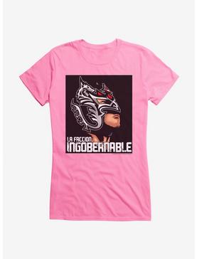 Masked Republic Legends Of Lucha Libre La Faccion Ingobernable Dragon Lee Girls T-Shirt, CHARITY PINK, hi-res