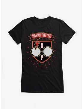 Harry Potter Glasses Patch Art Girls T-Shirt, , hi-res