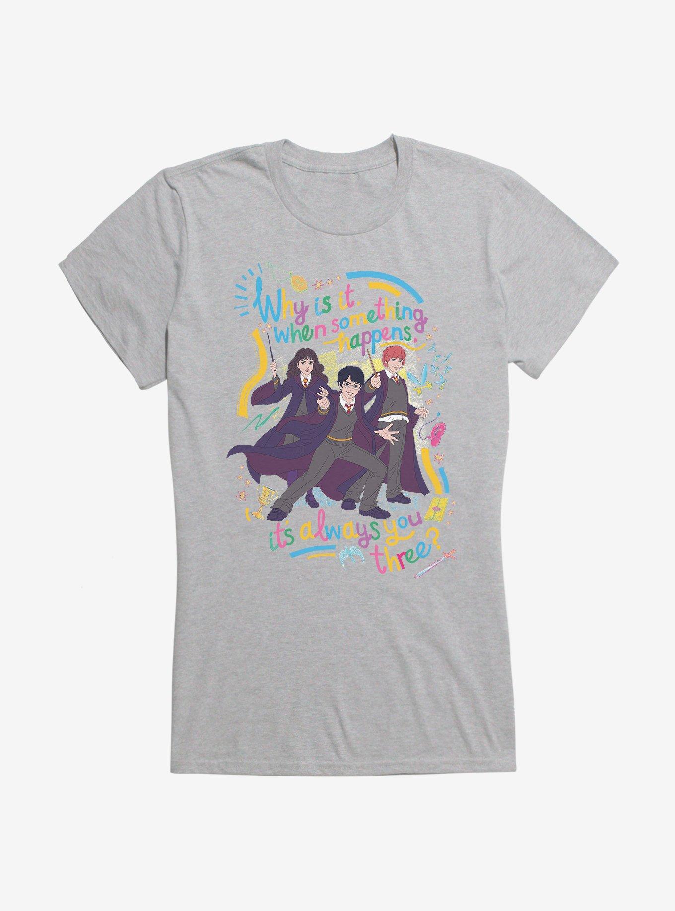 Harry Potter It's Always You Three Doodle Art Girls T-Shirt