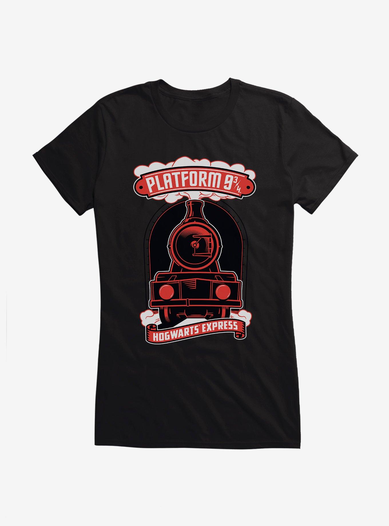 Harry Potter Platform 9 3/4 Patch Art Girls T-Shirt, , hi-res