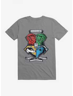 Harry Potter Hogwarts Houses Patch Art T-Shirt, , hi-res