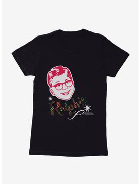A Christmas Story Festive Plaid Ralphie Logo Womens T-Shirt, , hi-res