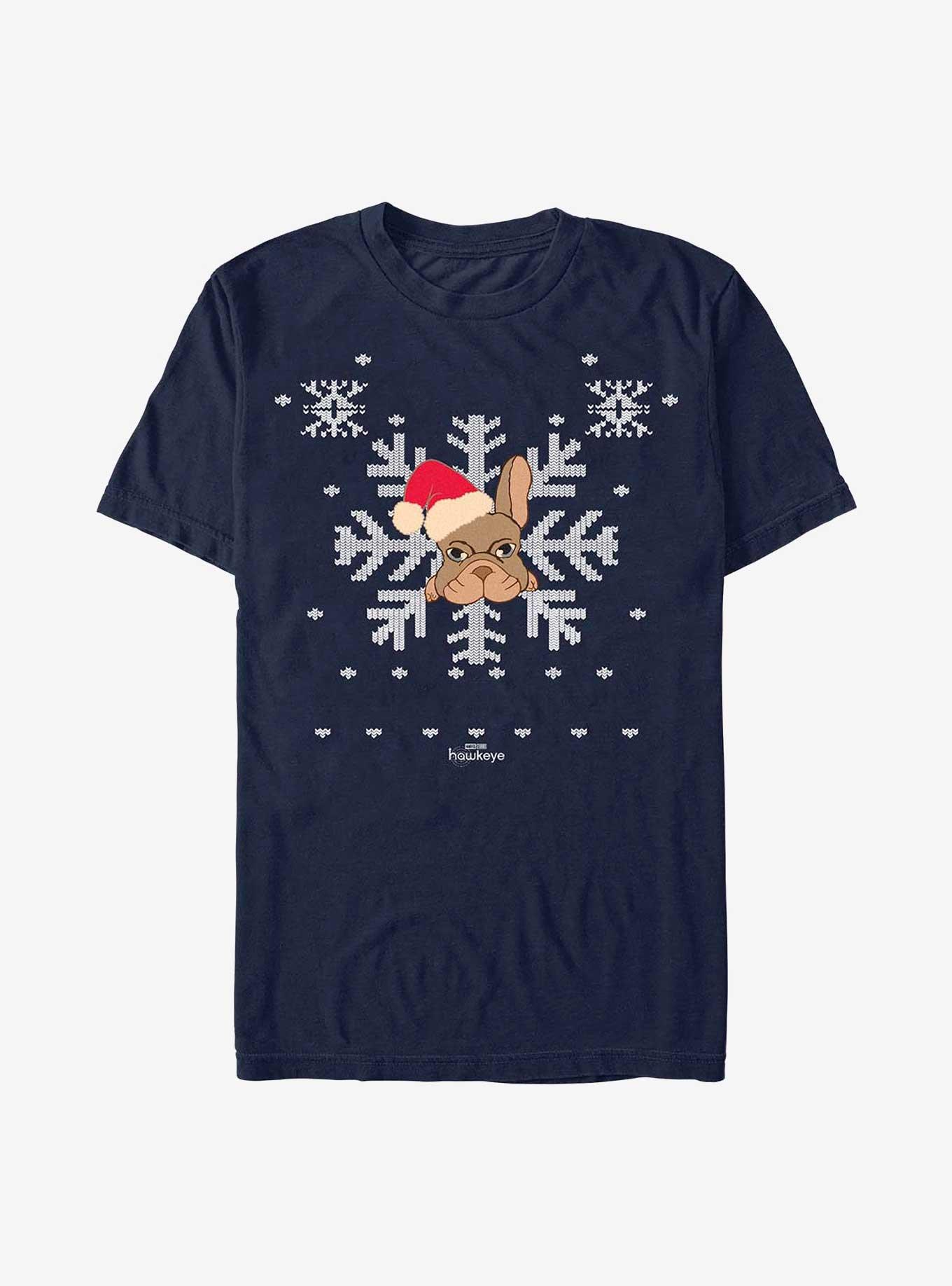 Marvel Hawkeye Dog Christmas Sweater Print T-Shirt, , hi-res