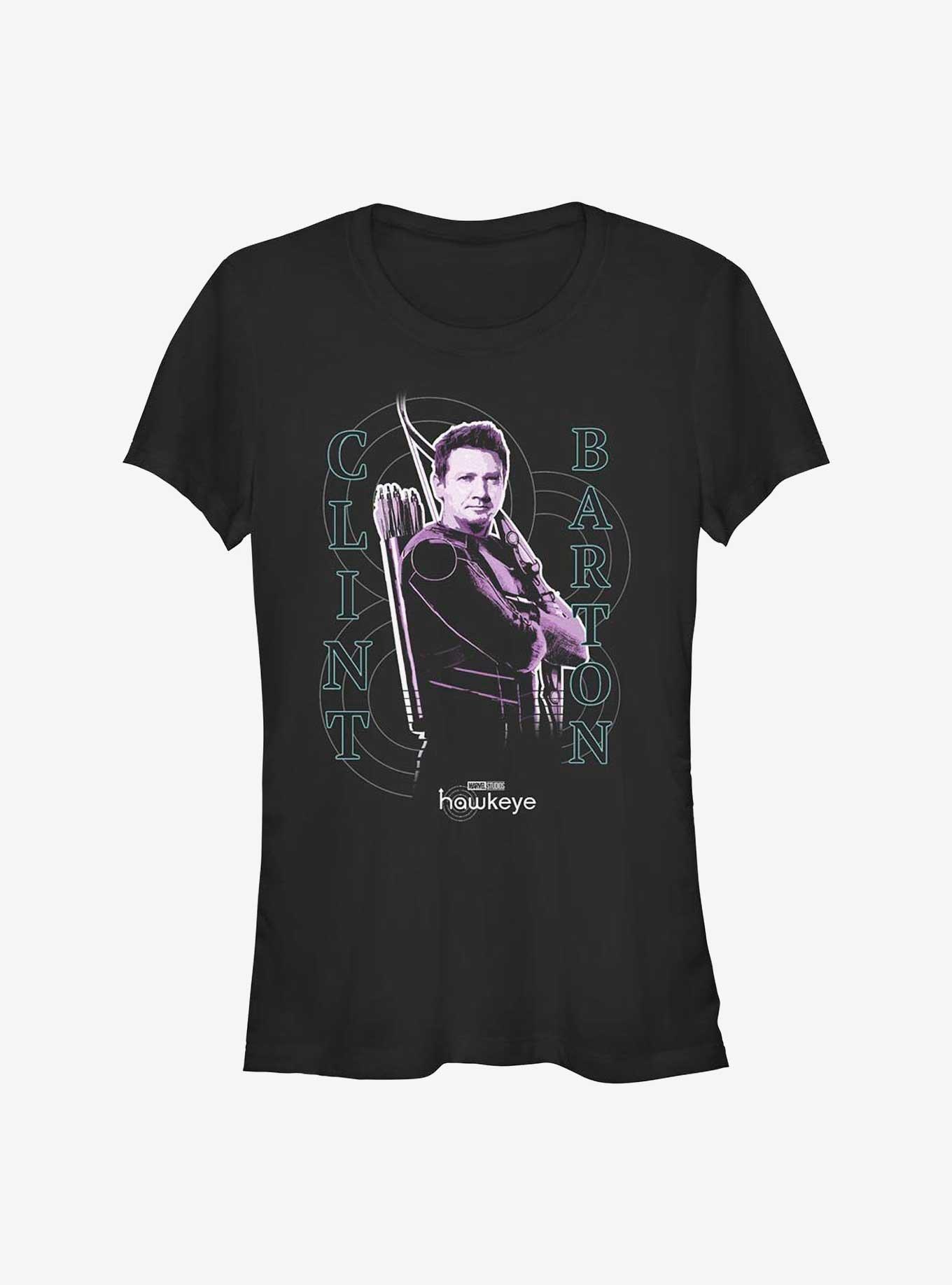 Marvel Hawkeye Clint Barton Girls T-Shirt, BLACK, hi-res