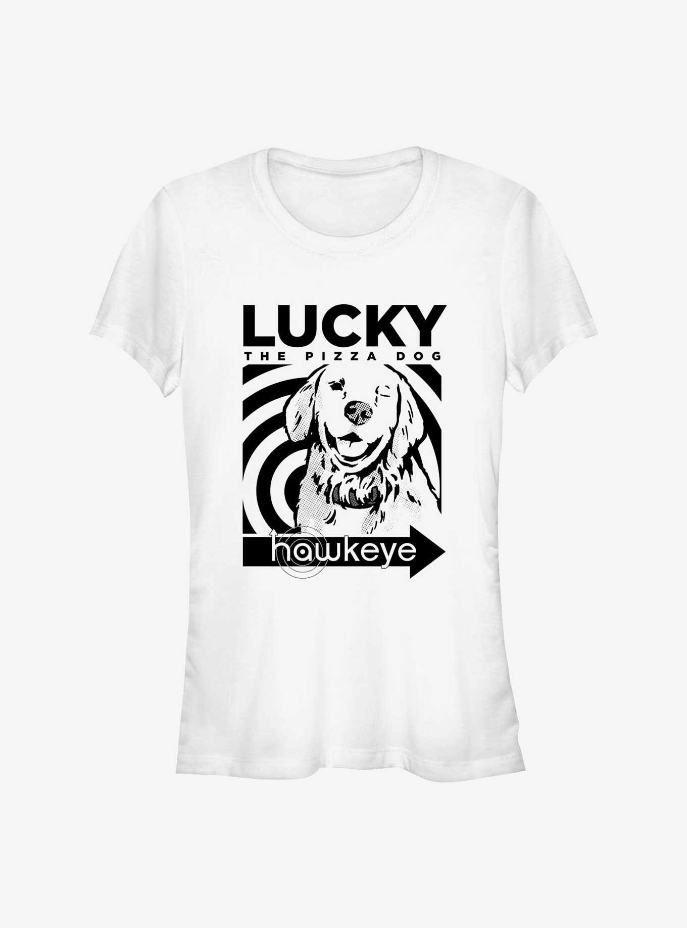 Marvel Hawkeye Lucky Close Up Girls T-Shirt