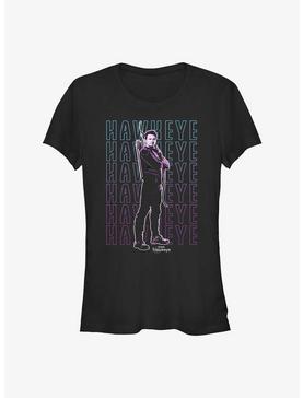 Marvel Hawkeye Stacked Hawkeye Girls T-Shirt, , hi-res