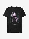 Marvel Hawkeye Clint Barton T-Shirt, BLACK, hi-res