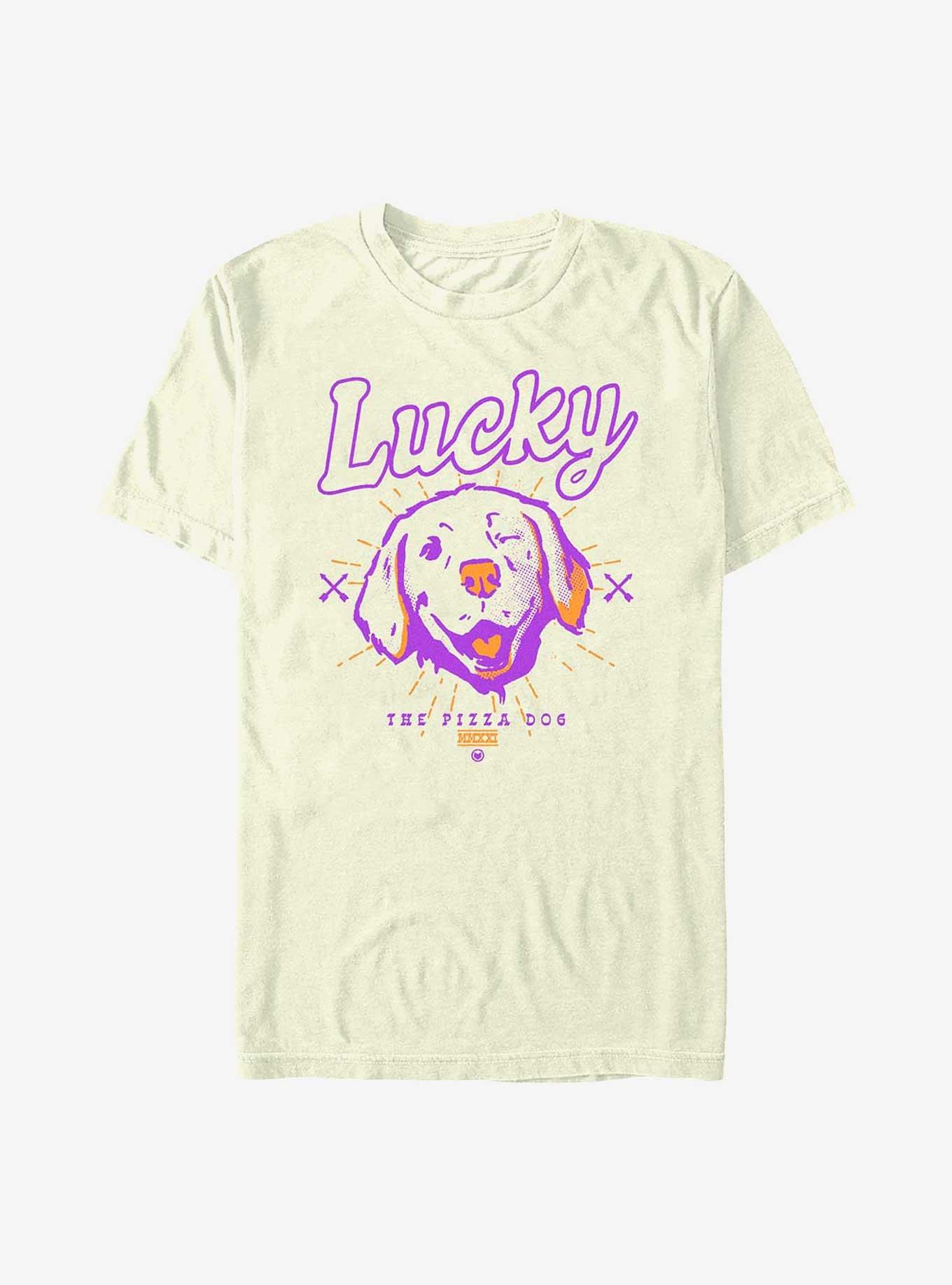 Marvel Hawkeye Lucky The Pizza Dog T-Shirt, NATURAL, hi-res