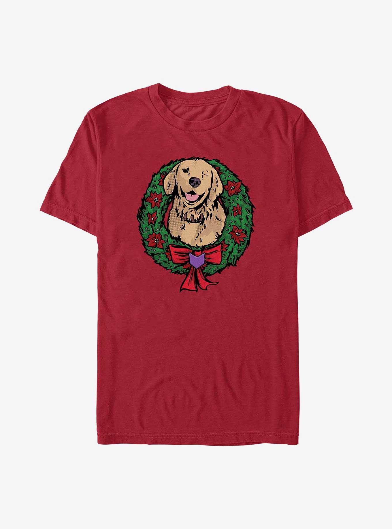 Marvel Hawkeye Lucky Wreath T-Shirt, CARDINAL, hi-res