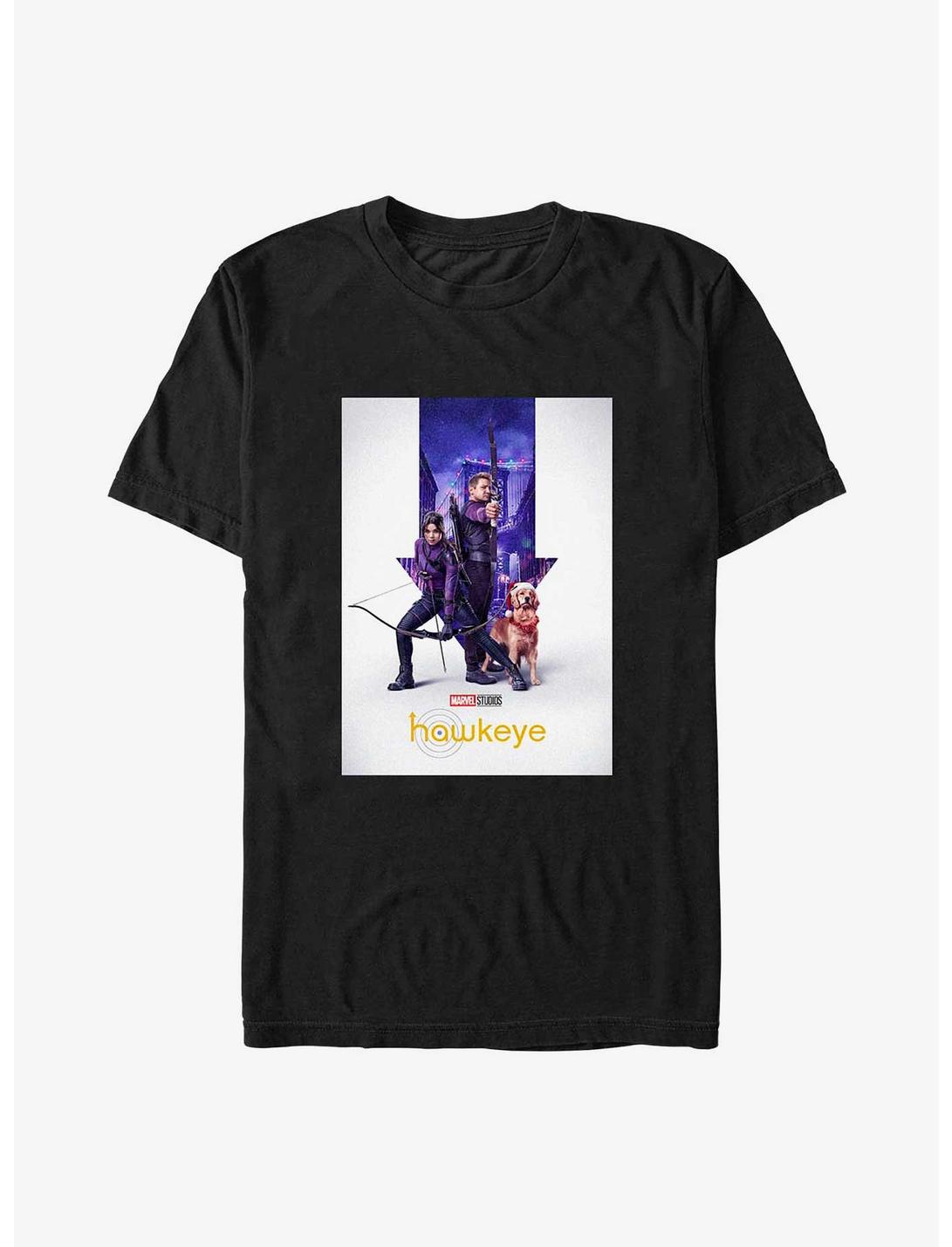 Marvel Hawkeye Trio Poster T-Shirt, BLACK, hi-res