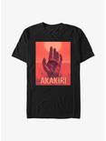 Star Wars: Visions Akakiri T-Shirt, BLACK, hi-res