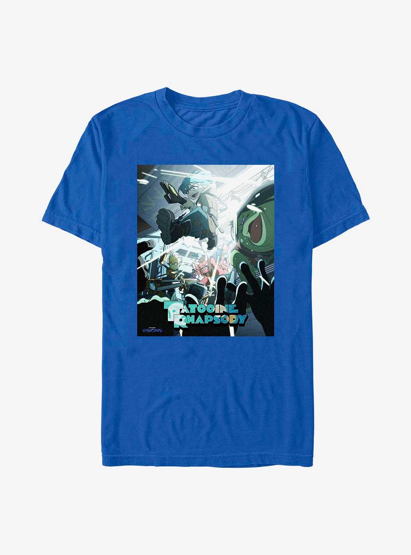 Star Wars: Visions Tatooine Rhapsody T-Shirt, ROYAL, hi-res