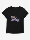 Daria Go Away Groovy Font Womens T-Shirt Plus Size, , hi-res