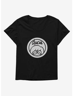 Daria Black Classic Logo Womens T-Shirt Plus Size, , hi-res