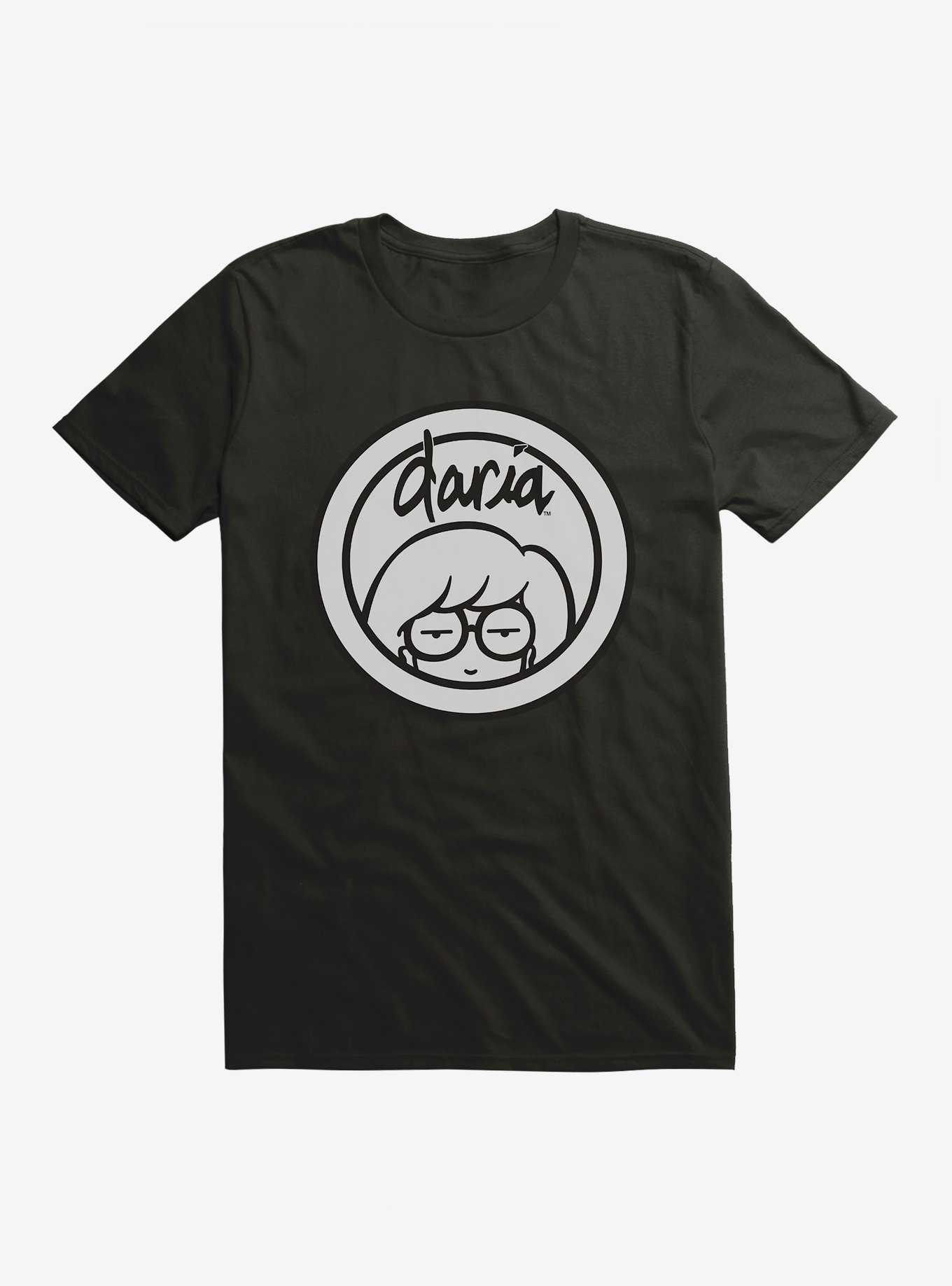 Daria Black Classic Logo T-Shirt, , hi-res
